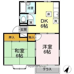 メープル関山 I【1階】の間取り