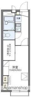 レオパレスエクレール Ⅱ【2階】の間取り