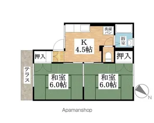 コアハウス【102号室】の間取り