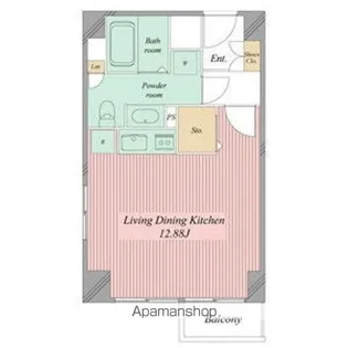 ミュプレ矢場町【8階】の間取り