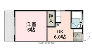 第二北ビューハイツ【103号室】の間取り