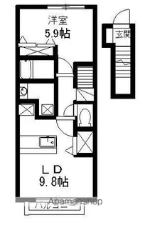 ポートルシパー【2階】の間取り