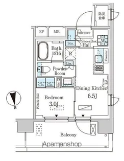 パークアクシス柏【5階】の間取り
