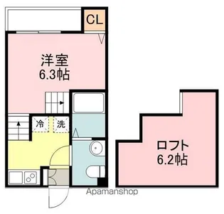 マイライフ北仙台【1階】の間取り