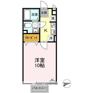 ガーデンパレス【1階】の間取り