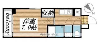 メゾン・ド・ヴィレ勝どき【4階】の間取り