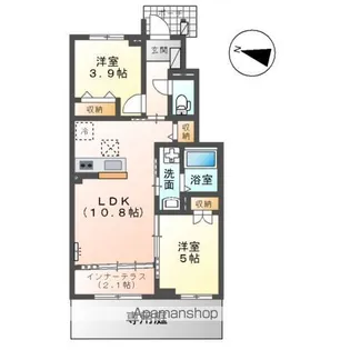 ベルスーズ【1階】の間取り