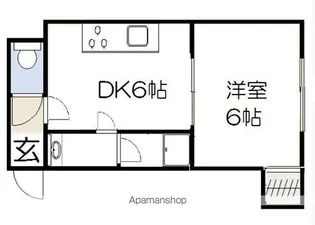 アーバンハイツ【2階】の間取り