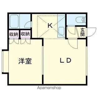 ピープルズサンコー【2階】の間取り