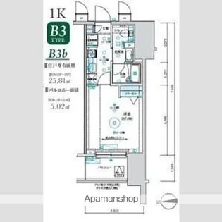 MAXIV八王子TRE【11階】の間取り