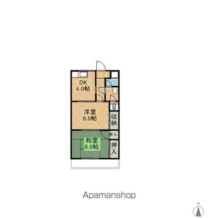井上マンション【3階】の間取り