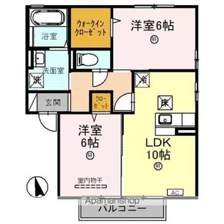 グレイスフル【1階】の間取り