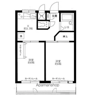 アーバン・ドヌール【3階】の間取り