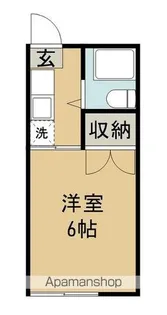 パナハイツカワサキ【1階】の間取り
