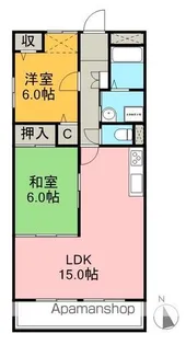 LIMPIA高峯【1階】の間取り