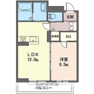 モリオン【3階】の間取り
