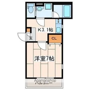 ANJU(アンジュ)【2階】の間取り