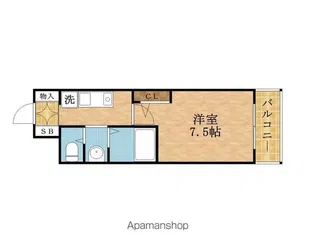 グランカーサ都島【3階】の間取り
