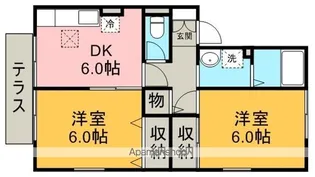 サンクス浅羽野【1階】の間取り