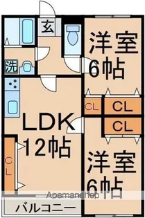 西東京ヴィレッジ【2階】の間取り