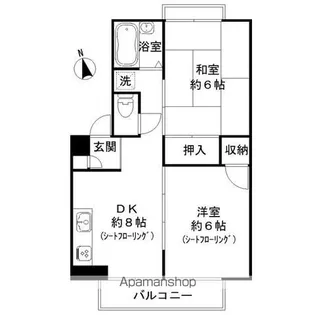 ハイムSI【1階】の間取り