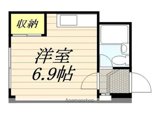 福住ビル【302号室】の間取り