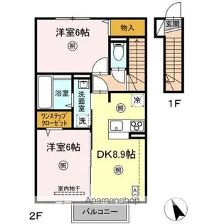 アベリア358【2階】の間取り