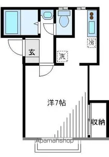 ラルクハイツ【102号室】の間取り