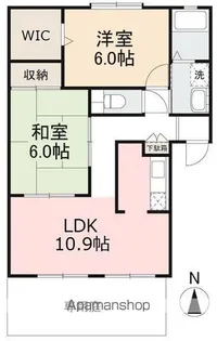 フォブール太田公園【103号室】の間取り