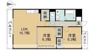 アージュドール【2階】の間取り