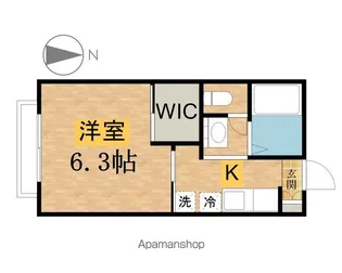 ライトヒルズⅡ【202号室】の間取り