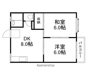 ソレイユ【2階】の間取り