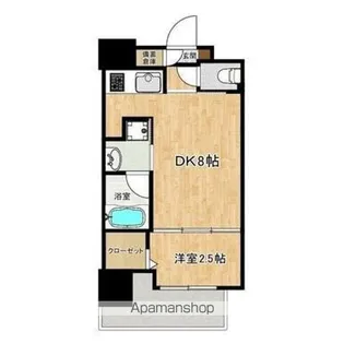 ロータス武之橋【9階】の間取り