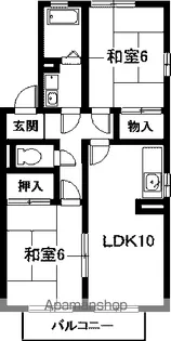ハイムとき【2階】の間取り