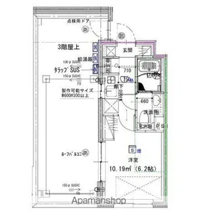 ベルシードステアー新中野【4階】の間取り