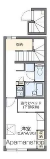 レオパレスアトリオ B【205号室】の間取り