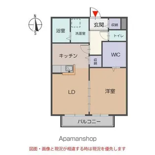 サンヴィレッジ【103号室号室】の間取り