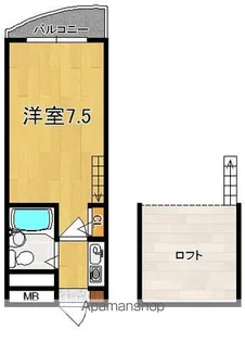 シティパレス郡山P1B【1階】の間取り