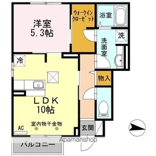 コラール A【1階】の間取り