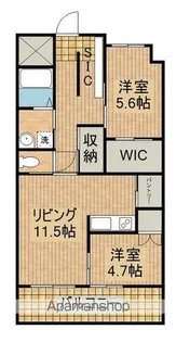 ディアコート新栄【5階】の間取り