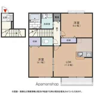 DUO MAISON N【201号室号室】の間取り