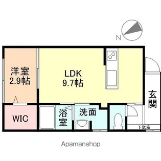 ROXY千原崎【1階】の間取り