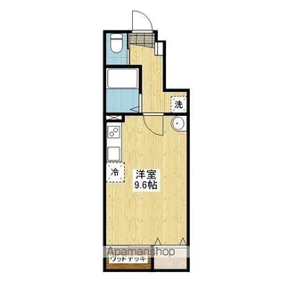 フレシール中村【103号室】の間取り