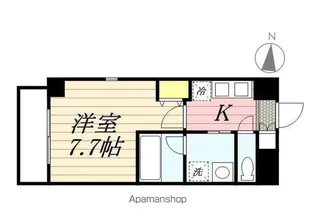グランビューネレジデンス【3階】の間取り