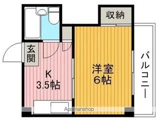 ラフォーレ雅【4階】の間取り