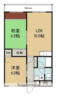 アーバン竹内【506号室】の間取り