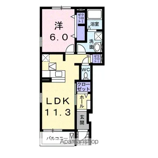 サニーコート A【1階】の間取り