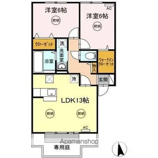 サン・ドリーム【1階】の間取り