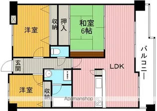 エトワール緑丘【6階】の間取り