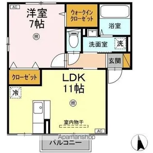 グランモア東台【2階】の間取り